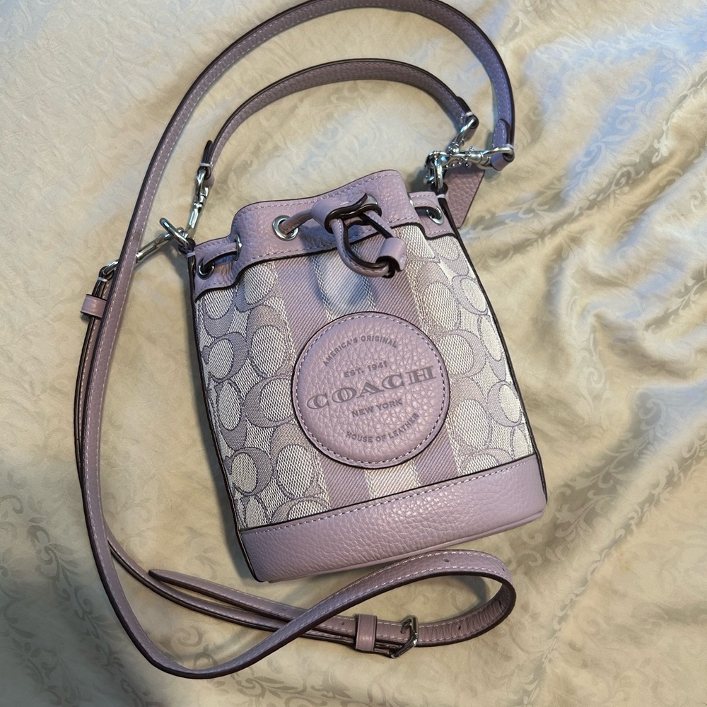 Coach Lavender Bucket Crossbody